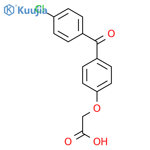 2-4-(4-Chlorobenzoyl)phenoxyacetic Acid structure