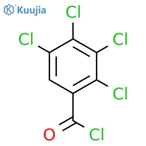 2,3,4,5-Tetrachlorobenzoyl chloride structure