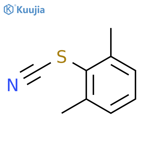 Thiocyanic acid, 2,6-dimethylphenyl ester structure