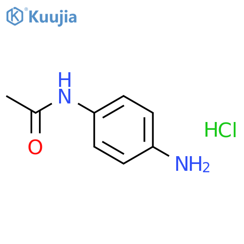 Acetamide,N-(4-aminophenyl)-, hydrochloride (1:1) structure