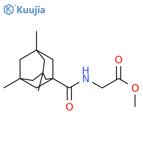 methyl 2-(3,5,7-trimethyladamantan-1-yl)formamidoacetate structure