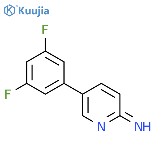 2-Amino-5-(3,5-difluorophenyl)pyridine structure