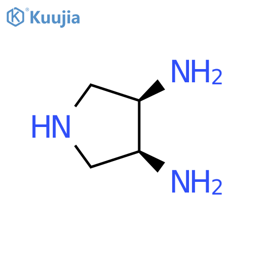 (3,4-Pyrrolidinediamine,(3R,4S)-rel-(9CI) ) structure