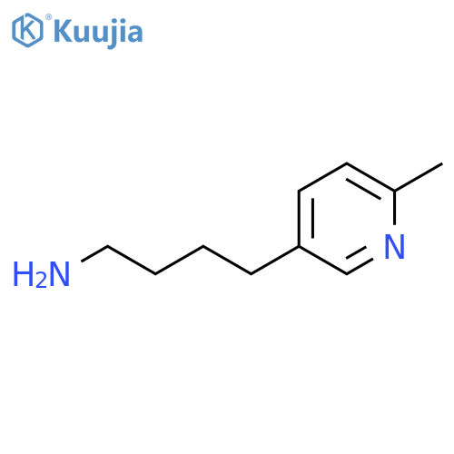 4-(6-methylpyridin-3-yl)butan-1-amine structure