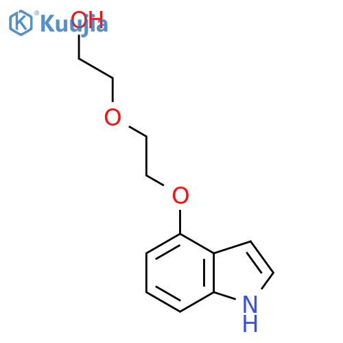2-[2-(1H-Indol-4-yloxy)ethoxy]-1-ethanol structure