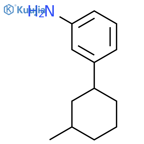3-(3-methylcyclohexyl)aniline structure