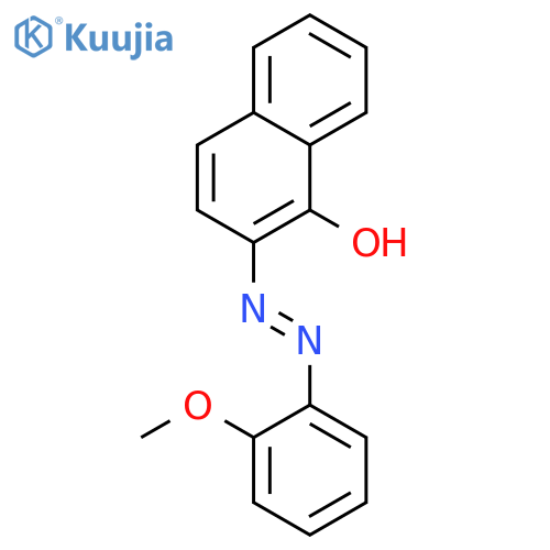 1-Naphthalenol, 2-[(2-methoxyphenyl)azo]- structure