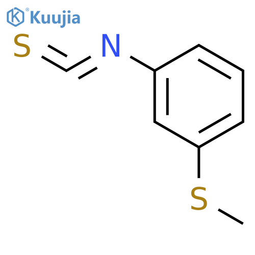 3-(Methylthio)phenyl isothiocyanate structure