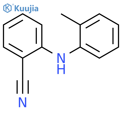 2-(2-methylphenyl)aminobenzonitrile structure