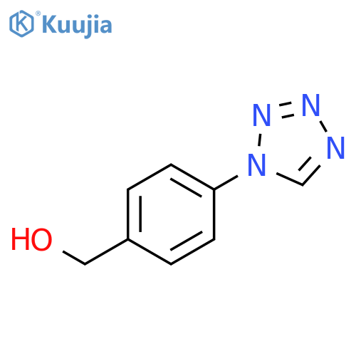 (4-(1H-tetrazol-1-yl)phenyl)methanol structure