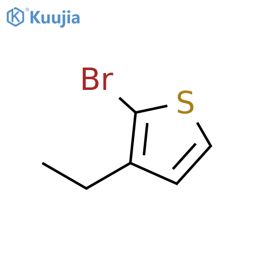 2-Bromo-3-ethylthiophene structure