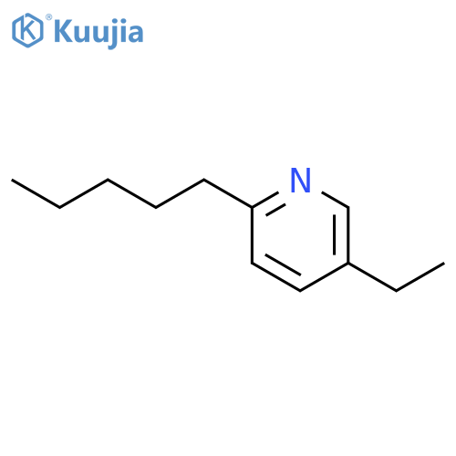 5-ethyl-2-pentylpyridine structure