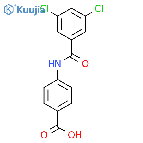 Benzoic acid,4-[(3,5-dichlorobenzoyl)amino]- structure