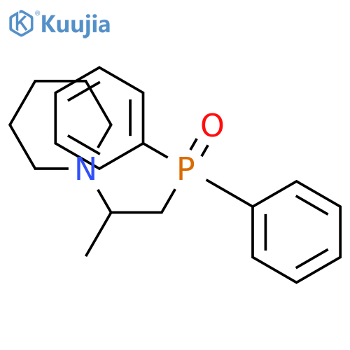 PIPERIDINE, 1-[2-(DIPHENYLPHOSPHINYL)-1-METHYLETHYL]- structure