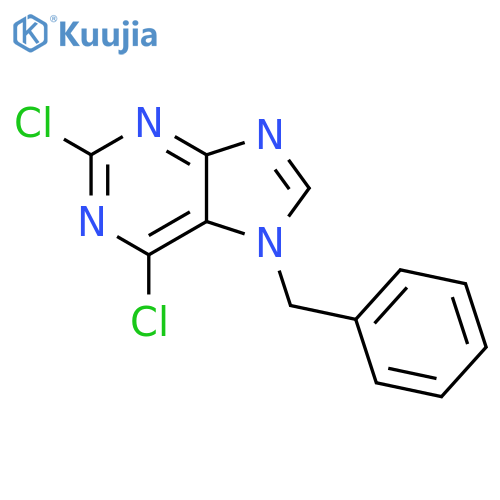 7-Benzyl-2,6-dichloro-7H-purine structure