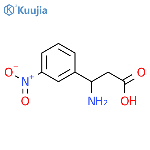 3-Amino-3-(3-nitrophenyl)propanoic acid structure