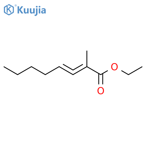 2,3-Octadienoic acid, 2-methyl-, ethyl ester structure
