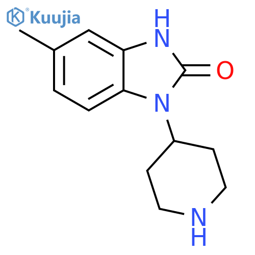 5-Methyl-1-(piperidin-4-Yl)-1h-benzoDimidazol-2(3h)-one Hydrochloric Acid Salt structure