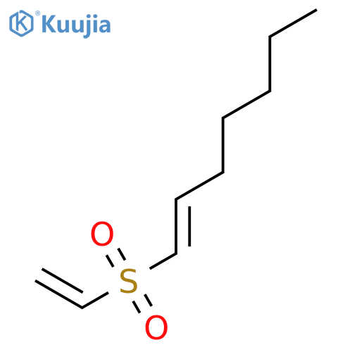 1-Heptene, 1-(ethenylsulfonyl)-, (1E)- structure