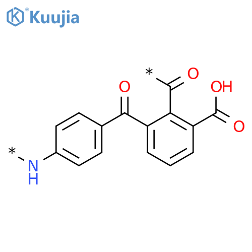 Poly[imino-1,4-phenylenecarbonyl(carboxyphenylene)carbonyl] structure