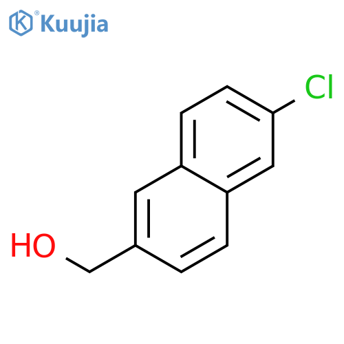 2-NAPHTHALENEMETHANOL, 6-CHLORO- structure