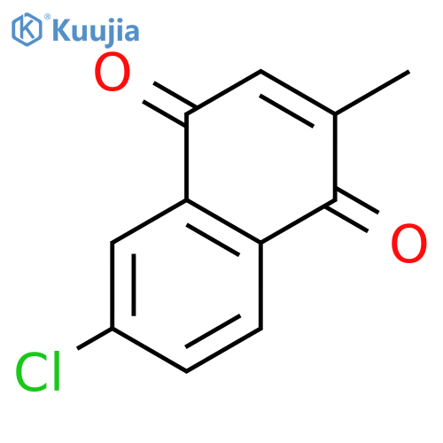 6-chloro-2-methyl-1,4-dihydronaphthalene-1,4-dione structure
