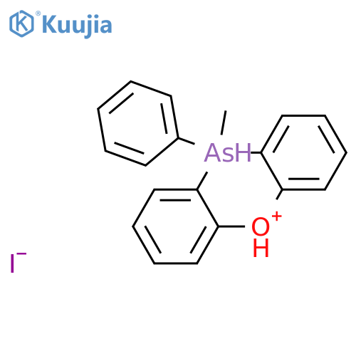 10H-Phenoxarsinium, 10-methyl-10-phenyl-, iodide structure