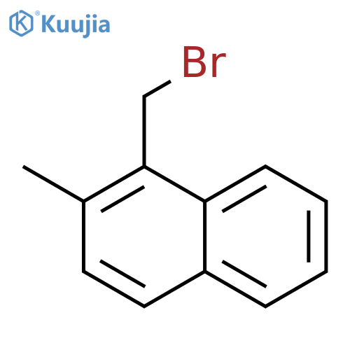 1-(bromomethyl)-2-methylnaphthalene structure