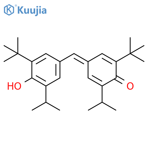 2,5-Cyclohexadien-1-one,2-(1,1-dimethylethyl)-4-[[3-(1,1-dimethylethyl)-4-hydroxy-5-(1-methylethyl)phenyl]methylene]-6-(1-methylethyl)- structure