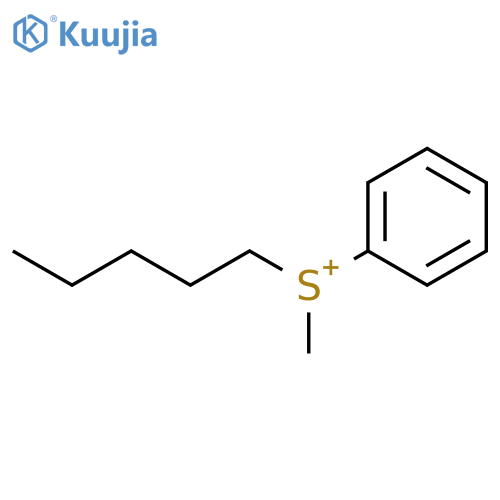 Sulfonium, methylpentylphenyl- structure