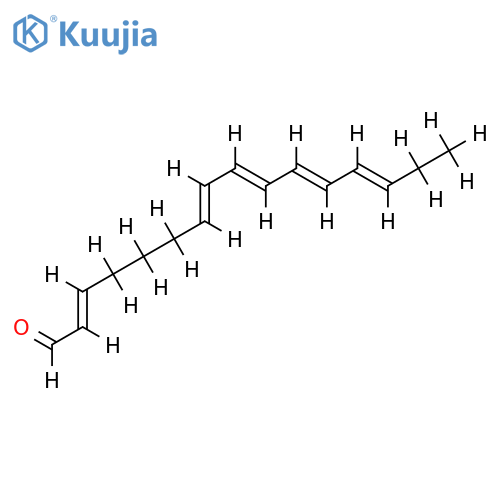(all-E)-hexadeca-2,7,9,11,13-pentaenal structure