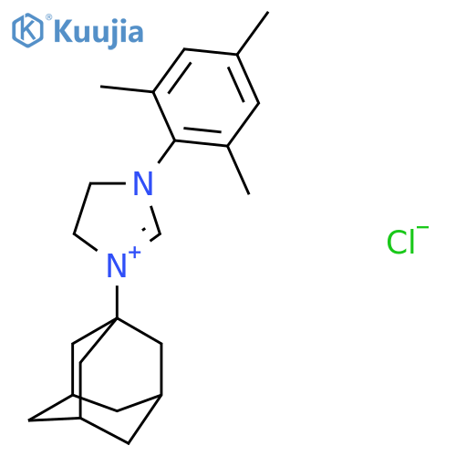 1-(1-Adamantyl)-3-(2,4,6-trimethylphenyl)imidazolinium chloride structure