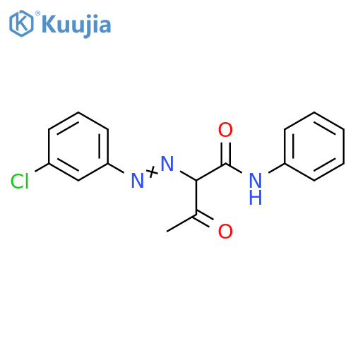Butanamide, 2-[(3-chlorophenyl)azo]-3-oxo-N-phenyl- structure