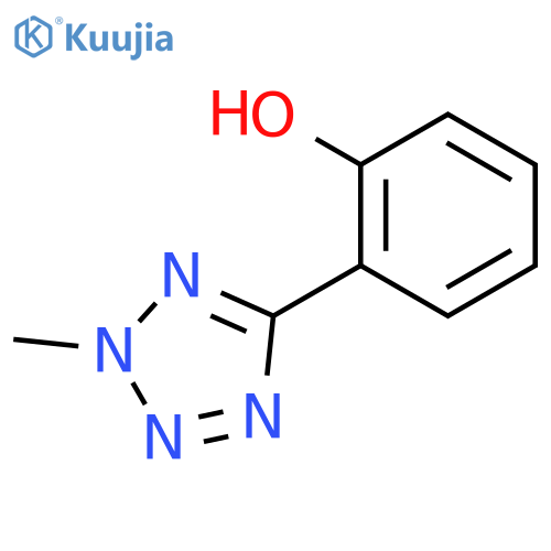 Phenol, 2-(2-methyl-2H-tetrazol-5-yl)- structure