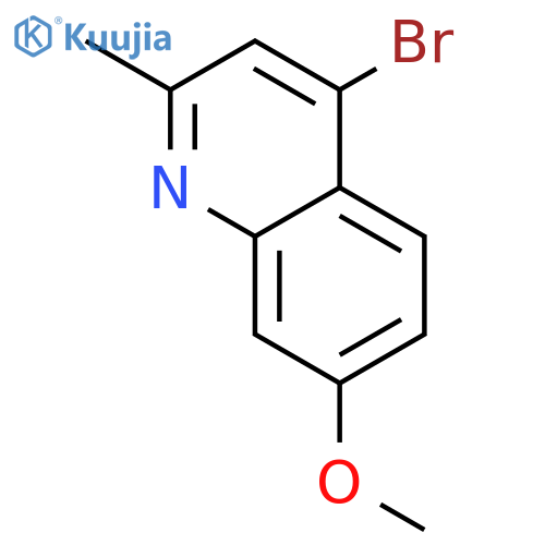 4-Bromo-7-methoxy-2-methylquinoline structure