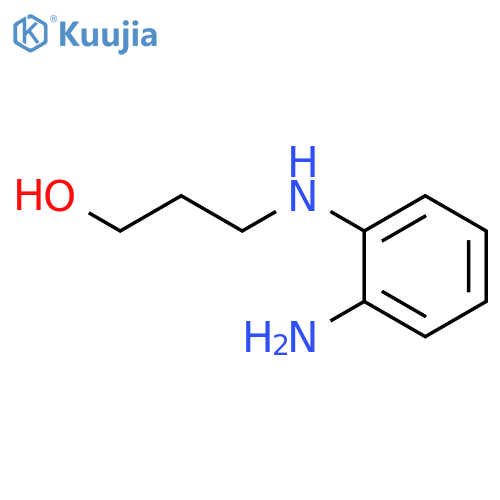 3-[(2-aminophenyl)amino]propan-1-ol structure