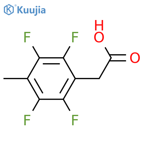 BENZENEACETIC ACID, 2,3,5,6-TETRAFLUORO-4-METHYL- structure