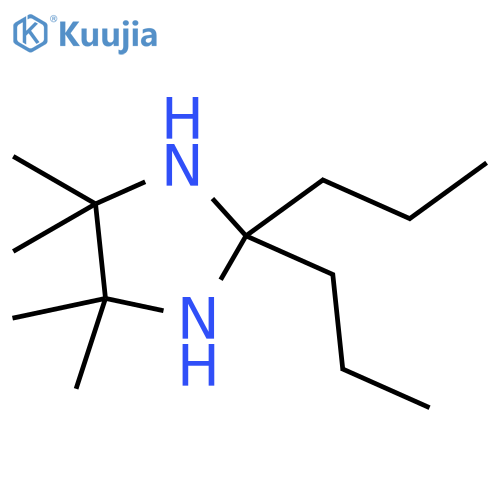 IMIDAZOLIDINE, 4,4,5,5-TETRAMETHYL-2,2-DIPROPYL- structure