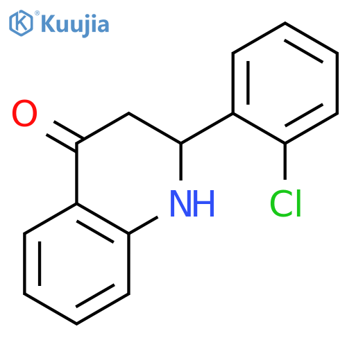4(1H)-QUINOLINONE, 2-(2-CHLOROPHENYL)-2,3-DIHYDRO- structure