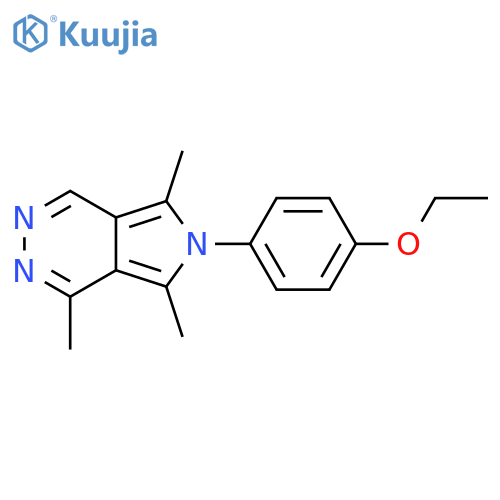 6H-Pyrrolo[3,4-d]pyridazine, 6-(4-ethoxyphenyl)-1,5,7-trimethyl- structure