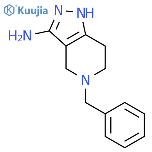 2H-Pyrazolo[4,3-c]pyridin-3-amine,4,5,6,7-tetrahydro-5-(phenylmethyl)- structure