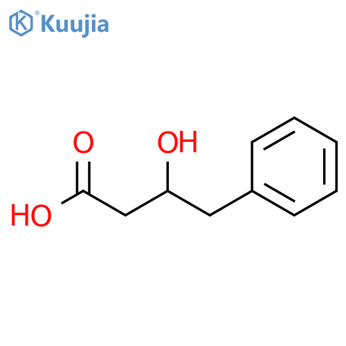 3-hydroxy-4-phenylbutanoic acid structure