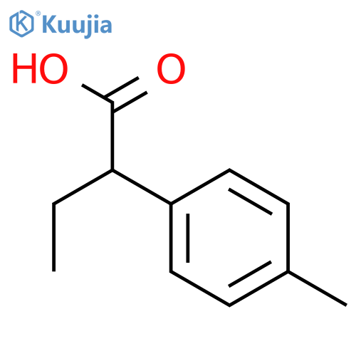Benzeneacetic acid, -alpha--ethyl-4-methyl- (9CI) structure