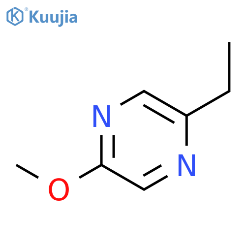 2-ethyl-5(or6)-methoxypyrazine structure