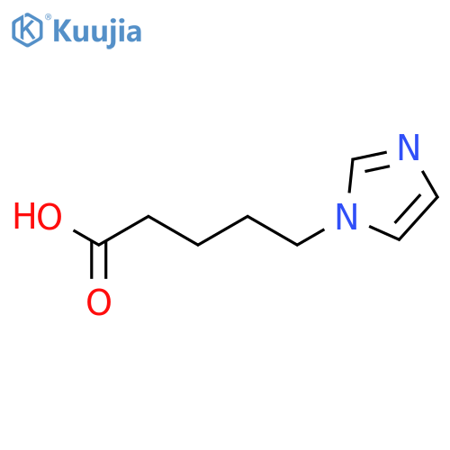 5-(1H-imidazol-1-yl)pentanoic acid structure