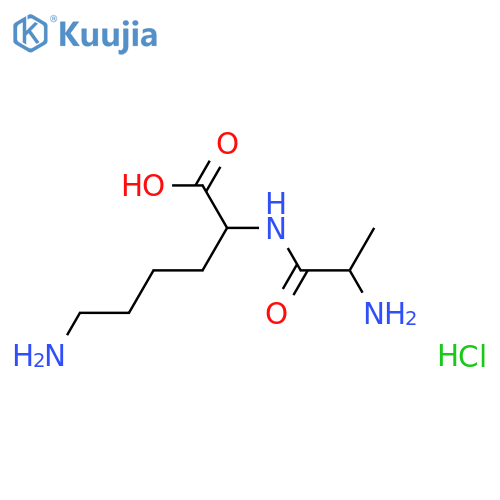 Ala-Lys-OH·HCl structure
