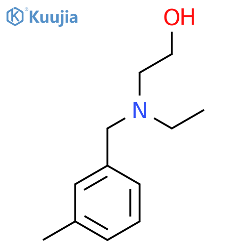 2-[Ethyl-(3-methyl-benzyl)-amino]-ethanol structure