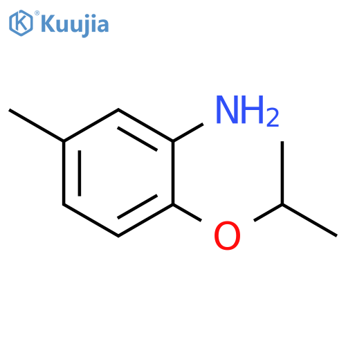5-methyl-2-(propan-2-yloxy)aniline structure