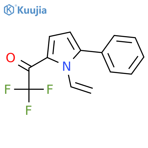 ETHANONE, 1-(1-ETHENYL-5-PHENYL-1H-PYRROL-2-YL)-2,2,2-TRIFLUORO- structure