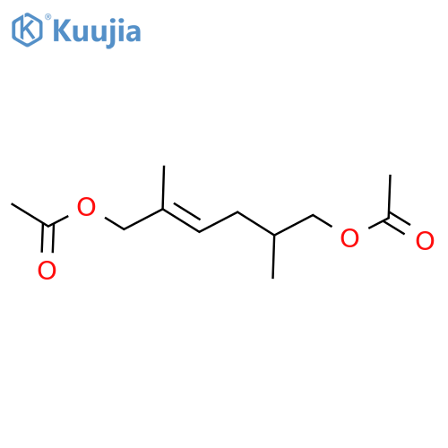 2,5-Dimethyl-2-hexene-1,6-diol diacetate structure